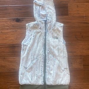 North Face Women XS Faux Fur Vest